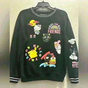 Hello Kitty x Hybrid Apparel Sanrio Friends Crewneck Sweater - Size(Small).